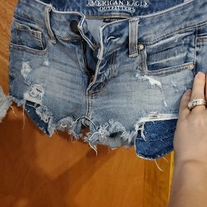 Trio of Y2K retro American Eagle shorts